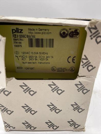 Pilz PZE9-110-120VAC-8N/O-1N/C