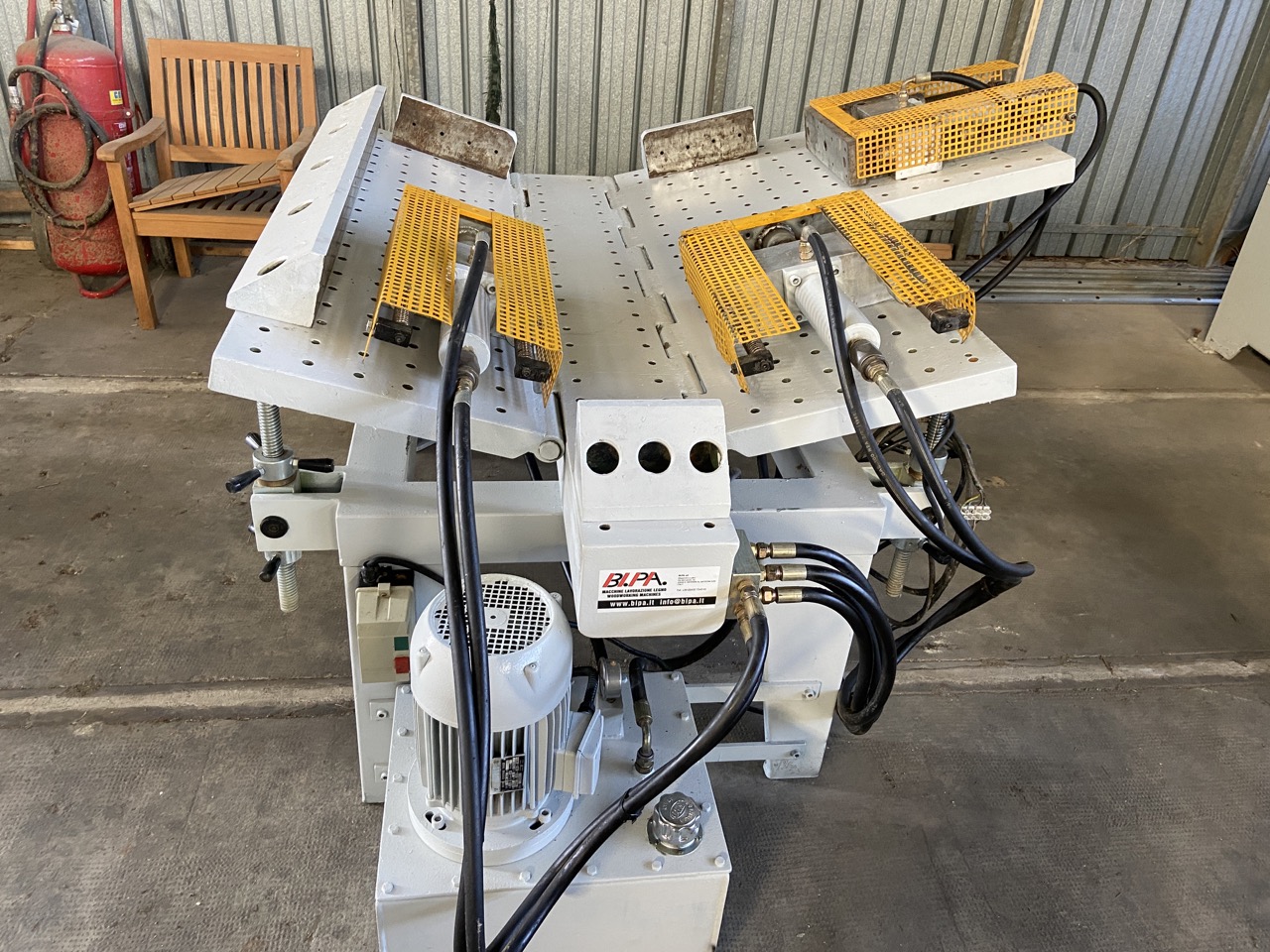 Usato Strettoio idraulico a libro, marca Camam, modello SI/3L/GI, usato