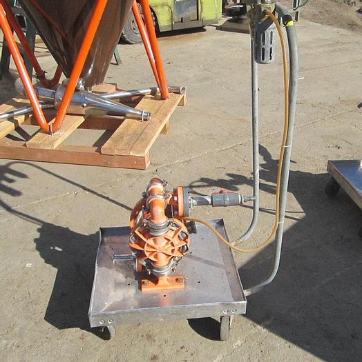 Used Pump, Diaphragm, 1", PPL, Wilden, Mdl M-2, 37 GPM (2) #S739639