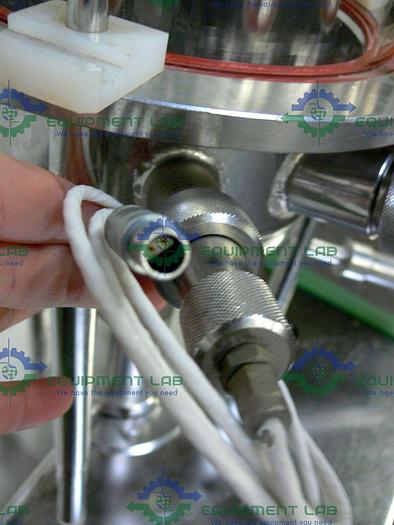 Used Braun 880 141/0 13.7L 1.3 bar 124C Schott Gerate Glass Bio Reactor + .75kW Motor