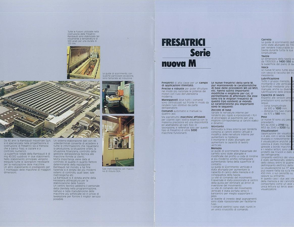 Usato RAMBAUDI M3 Testa Pesante