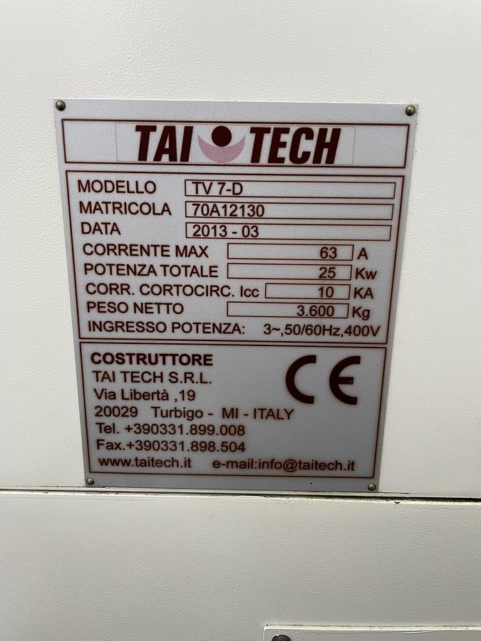 Usato CENTRO DI LAVORO TAI-TECH TV 7-D