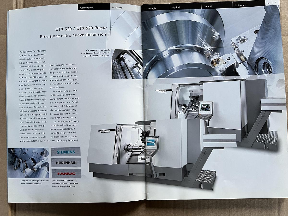 Usato TORNIO DMG GILDEMEISTER CTX 520 linear