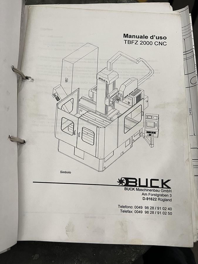 Usato FORATRICE PROFONDA BUCK TBFZ 2000 CNC
