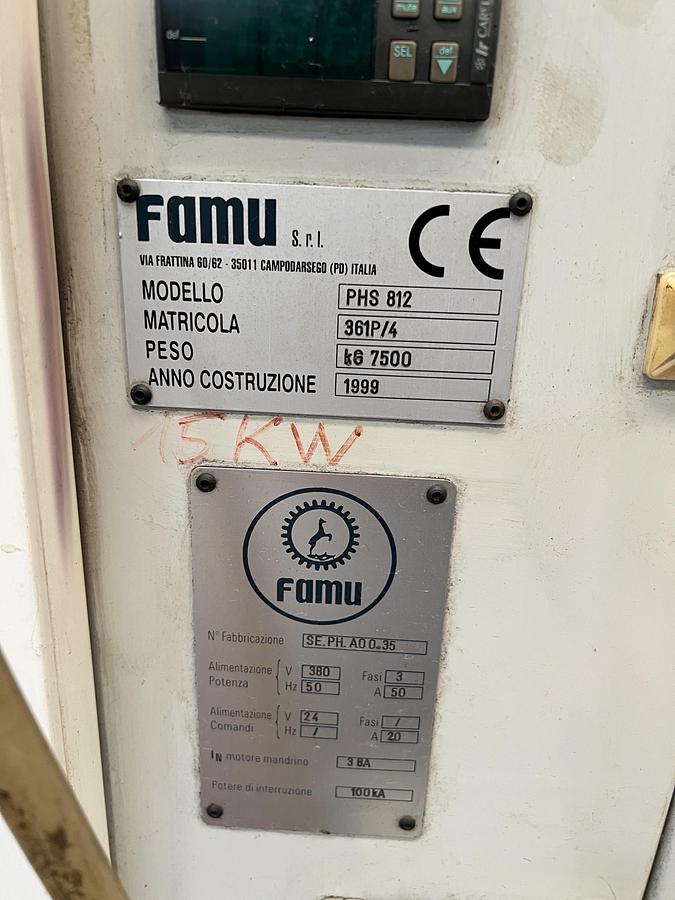 Usato CENTRO DI LAVORO VERTICALE PARPAS FAMU PHS 812