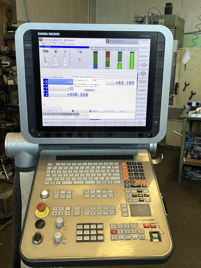 Usato CENTRO DI LAVORO USATO DMG MORI mod. DMC 1450 V