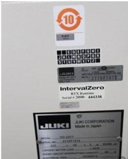 Used JUKI KD-2077 High speed inline glue dispenser SMA surface mount adhesive dispens