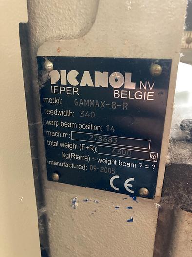 Gebraucht Picanol Gammax 8-J, 340 Bj. 2005