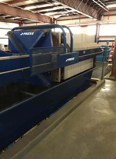 Used 40 CU. FT. US FILTER J-PRESS - C.G.R. - WITH PLATE SHIFTER