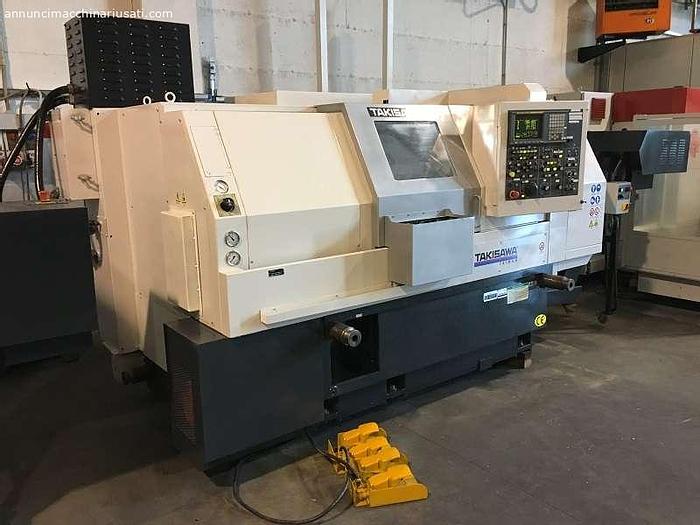 Usato TORNIO TAKISAWA TA - 25 CNC FANUC 18 - 4 ASSI