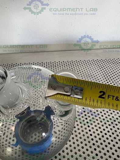 Used Chemglass  3000 mL 3-Neck Round Bottom Heavy Wall Flask 24/40, 24/26