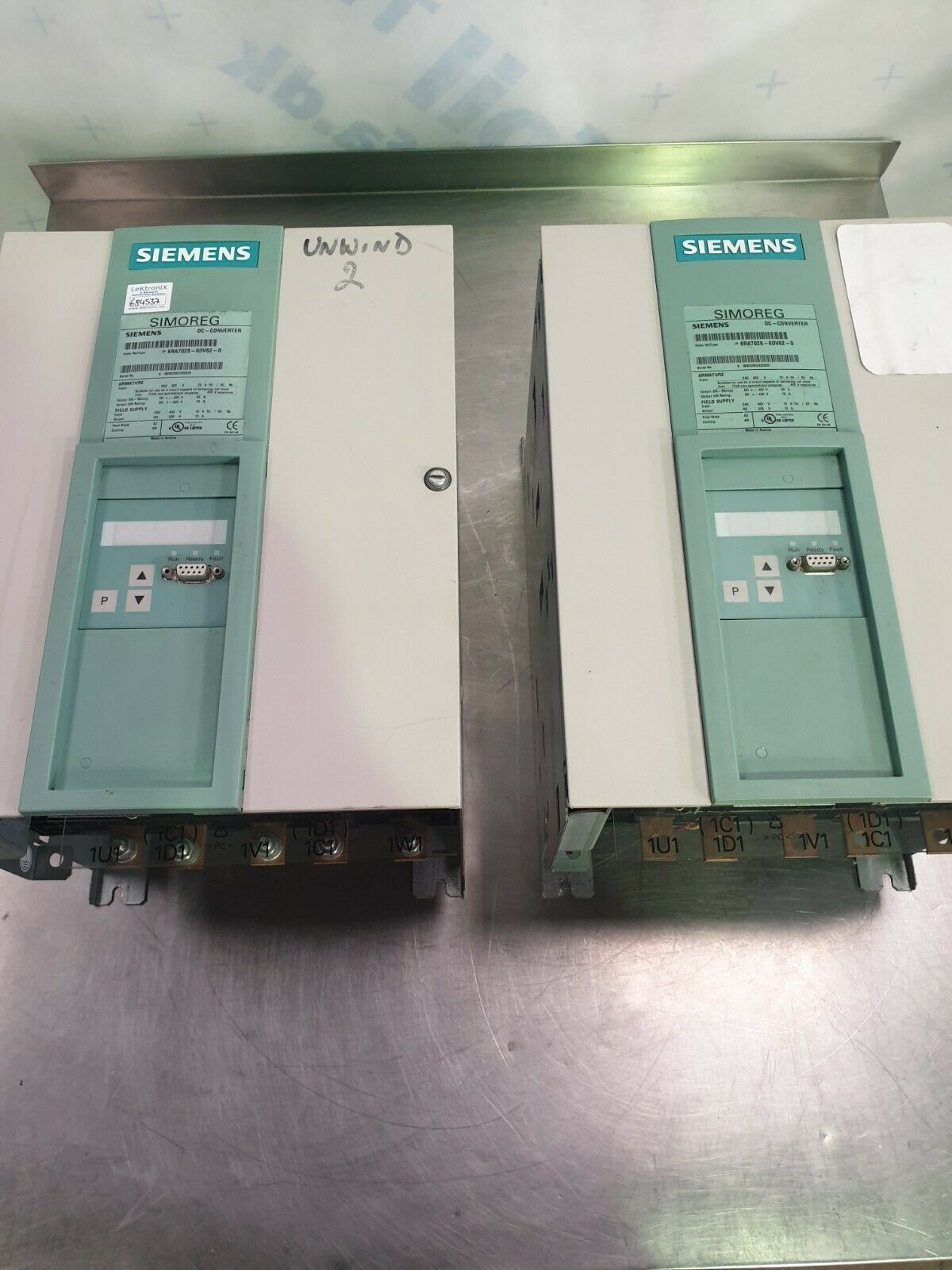 Used Siemens SIMOREG | DC Converter | 6RA7028-6DV62-0 | DC Master | 6RA70286DV620