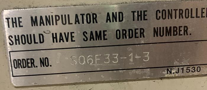 Used YASKAWA MOTOMAN  ES165D 6 AXIS CNC ROBOT WITH DX100 CONTROLLER WITH SPOT WELDING GUN