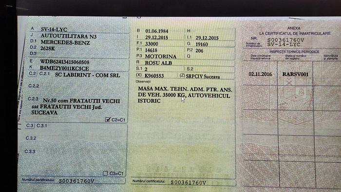 Gebruikt 1984 MERCEDES BENZ 2828 SK 6X4 CHASSIS