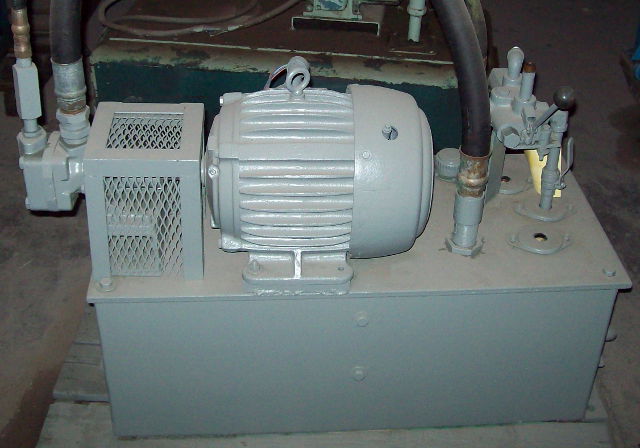 Used 3 HP Vickers Hydraulic System; 2,500 psi; 9.1 gpm