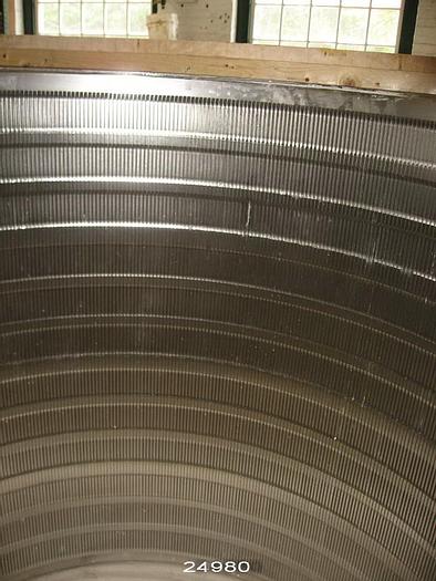 Used Voith VPS25 Voith Screen Basket, 0.010'' Slots (0.25Mm) #24980