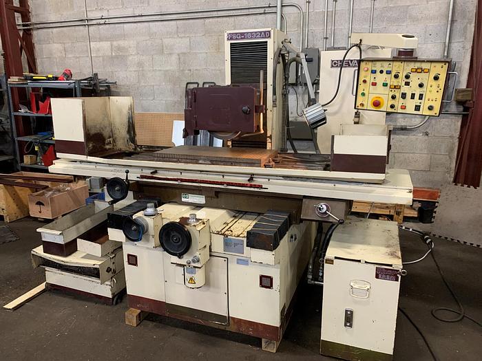Used 16" X 32" CHEVALIER, FSG-1632AD, FULLY AUTOMATIC HYDRAULIC SURFACE GRINDER