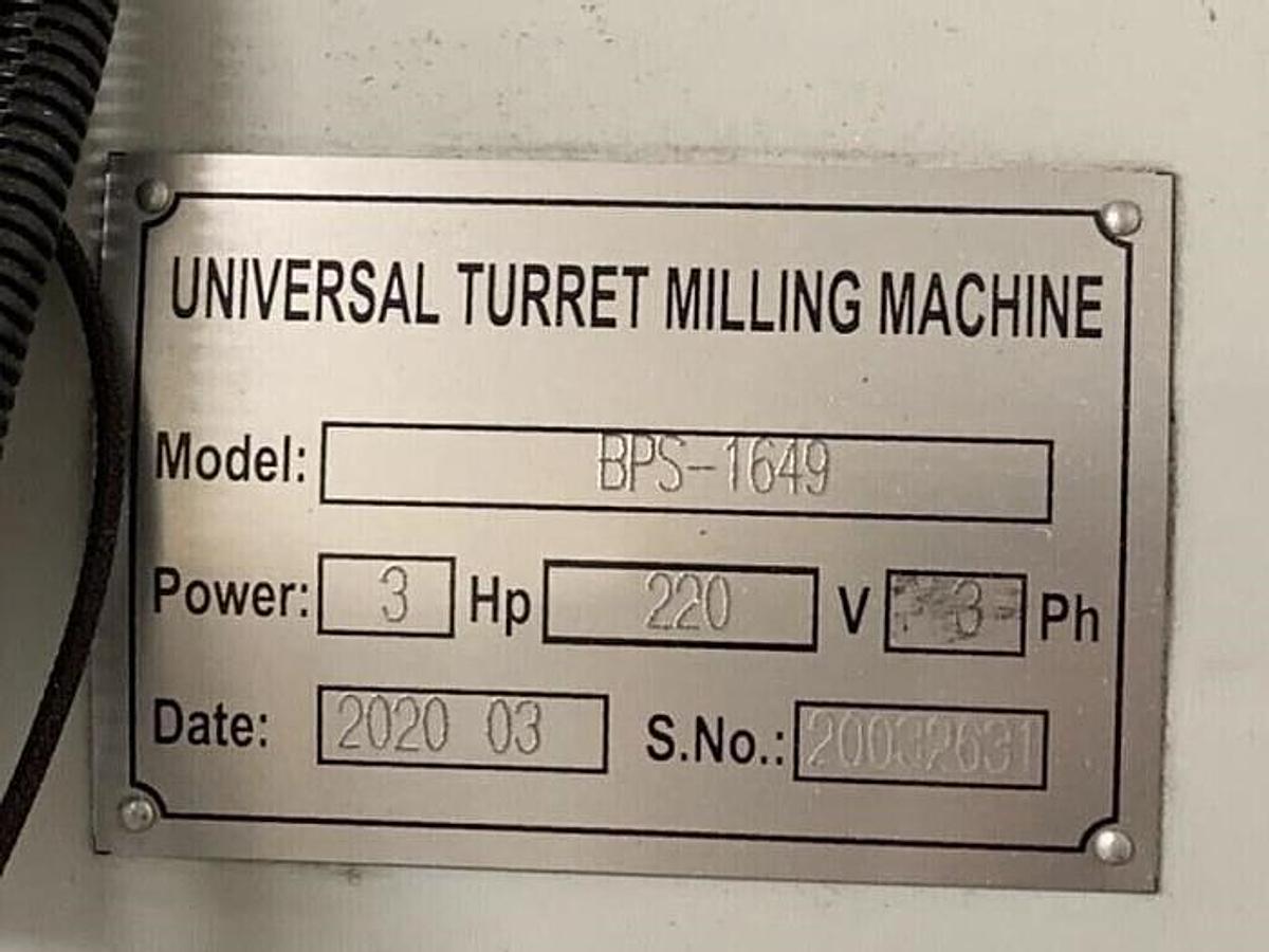 Refurbished Supra Machine Tools BPS-1649