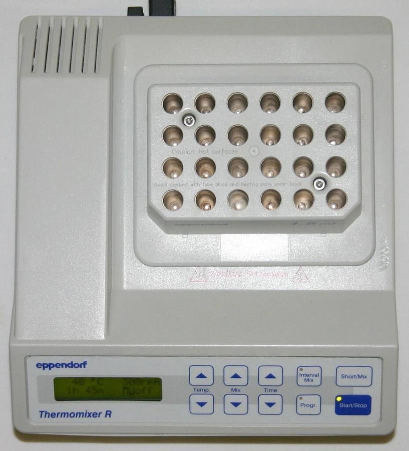 EPPENDORF THERMOMIXER R DRY BLOCK HEATING AND COOLING SHAKER, 1.5 ML, MODEL 5355