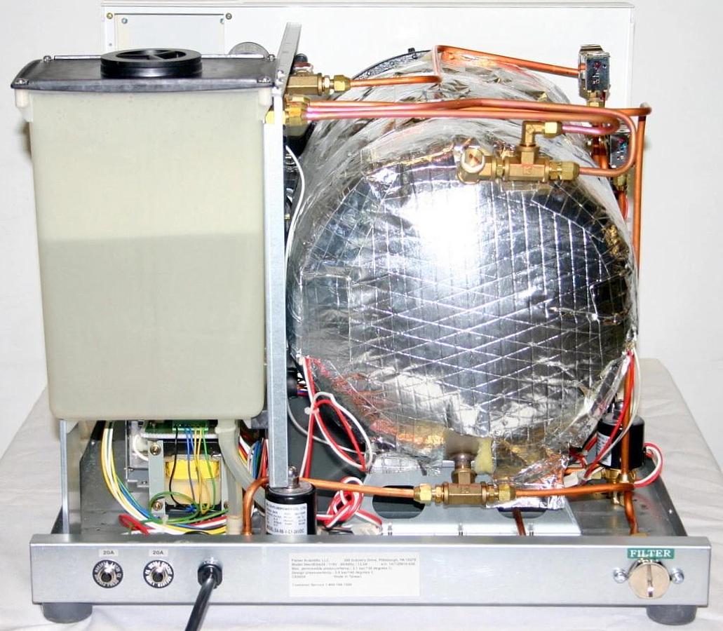 FISHER SCIENTIFIC AUTOMATIC STEAM STERILIZER, AUTOCLAVE, MODEL STERILELITE 24