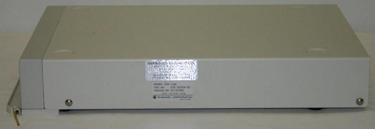 Used SHIMADZU DEGASSER, MODEL DGU-14A