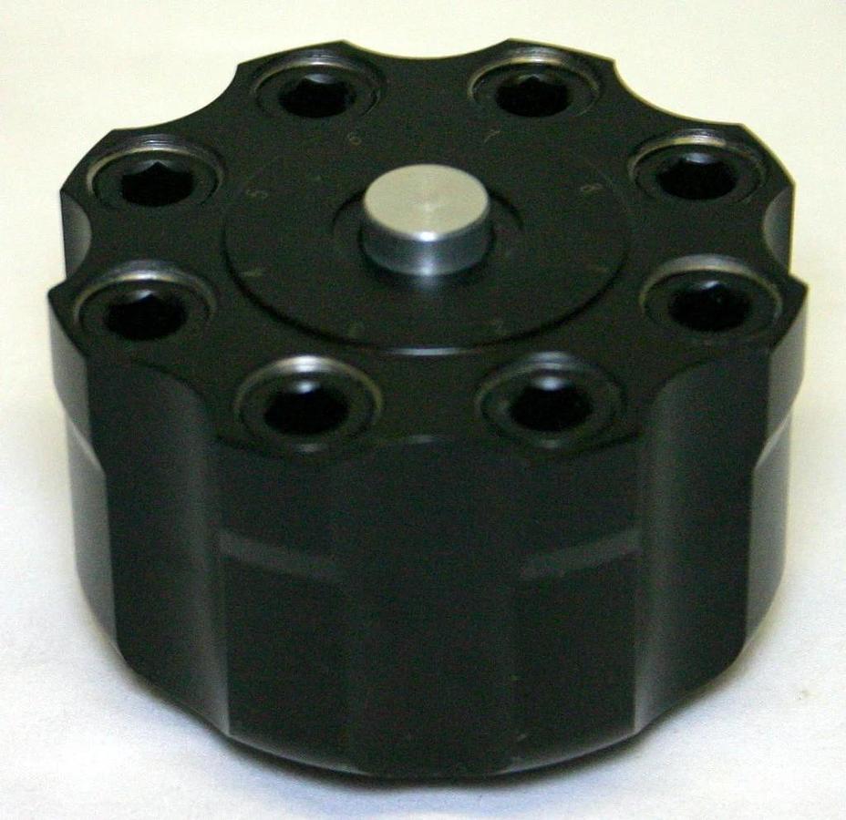 BECKMAN ULTRACENTRIFUGE VERTICAL TUBE TITANIUM ROTOR, MODEL TLV-100, 8 x 2.0 ML