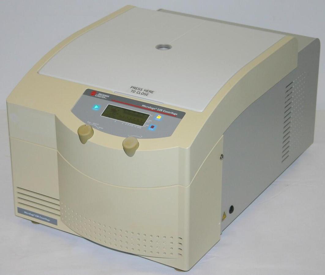 Used BECKMAN COULTER REFRIGERATED MICROCENTRIFUGE, MODEL MICROFUGE 22R