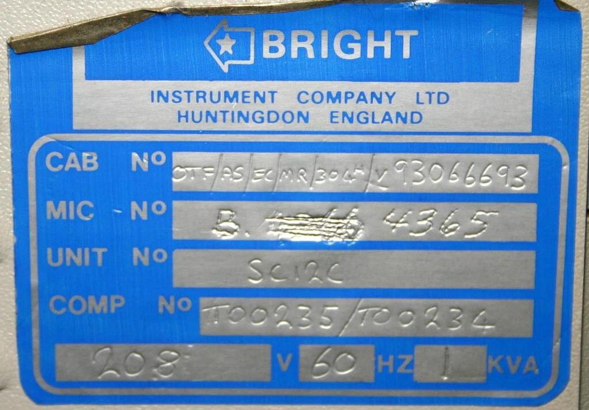 Used BRIGHT HACKER CRYOSTATS, MODEL OTF