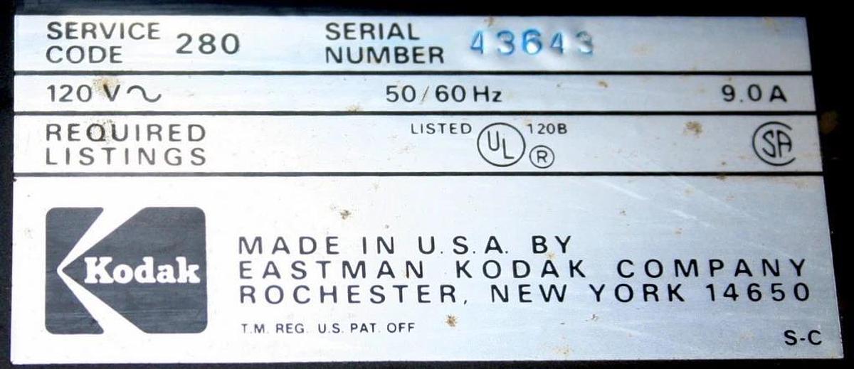 Used KODAK RELIANT INTELLIGENT MICROFILMER, MODEL 2000, QUANTITY OF TWO