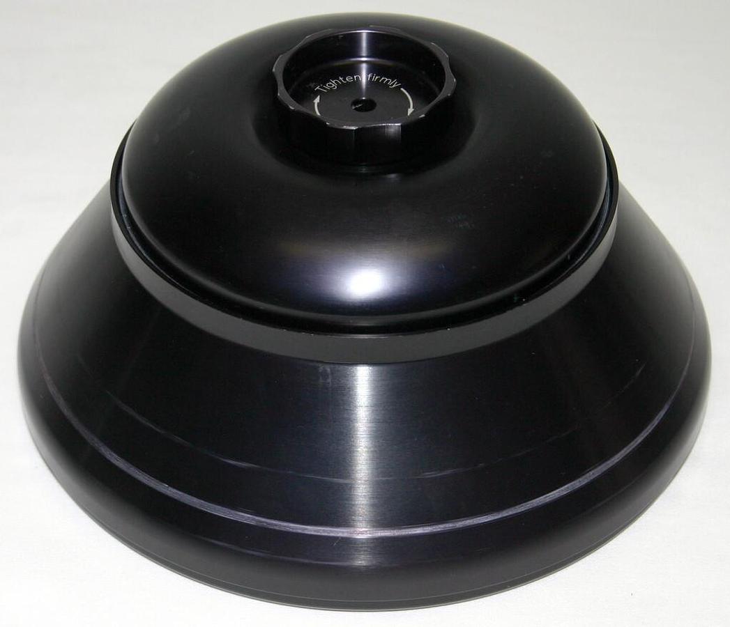 Used EPPENDORF FIXED-ANGLE 6-PLACE ROTOR, MODEL F-34-6-38, 85 ML TUBE CAPACITY