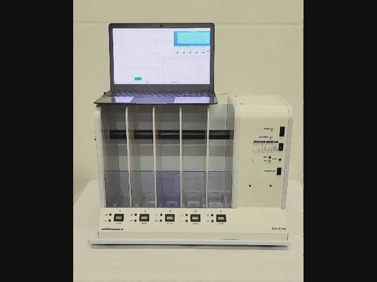 Used MED ASSOCIATES 5 LANE MOUSE TREADMILL, ROTA-ROD, ROTAROD, ROTOROD MODEL ENV-574M