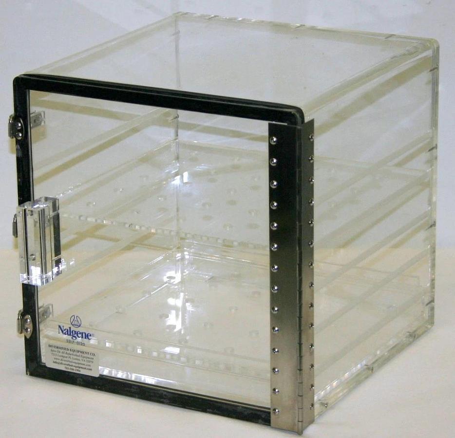Used NALGENE ACRYLIC DESICCATOR CABINET, MODEL 5317-0120