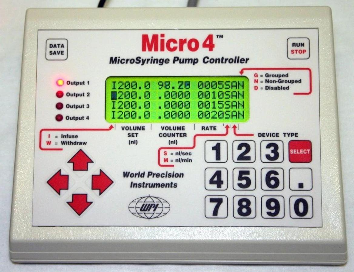 WORLD PRECISION INSTRUMENTS WPI MICROSYRINGE PUMP CONTROLLER UMC4  & PUMPS UMP3