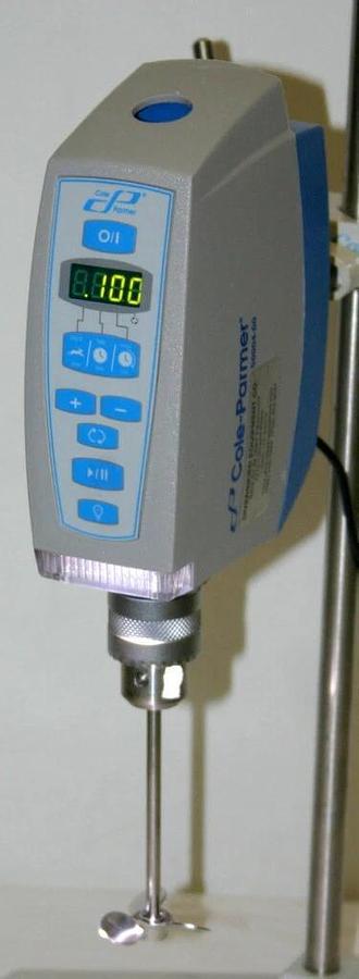 COLE-PARMER COMPACT DIGITAL REVERSING OVERHEAD STIRRER, MIXER, MODEL 50004-00