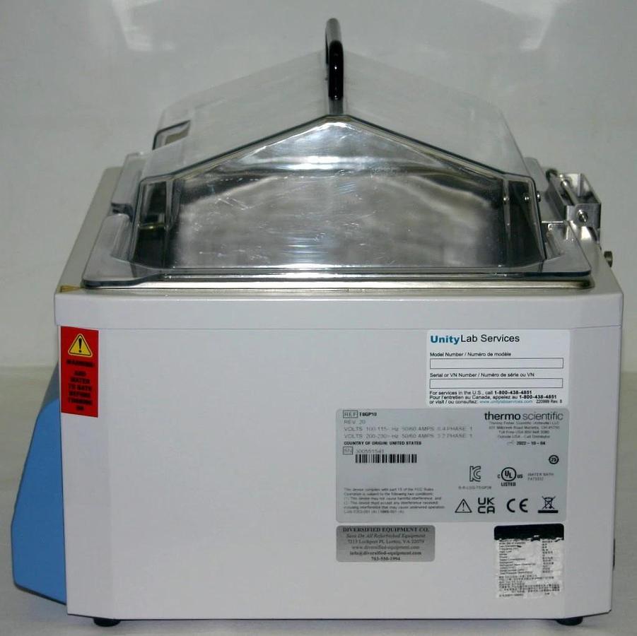THERMO SCIENTIFIC PRECISION WATER / BEAD BATH, MODEL TSPG10, GP 10, 10 LITER
