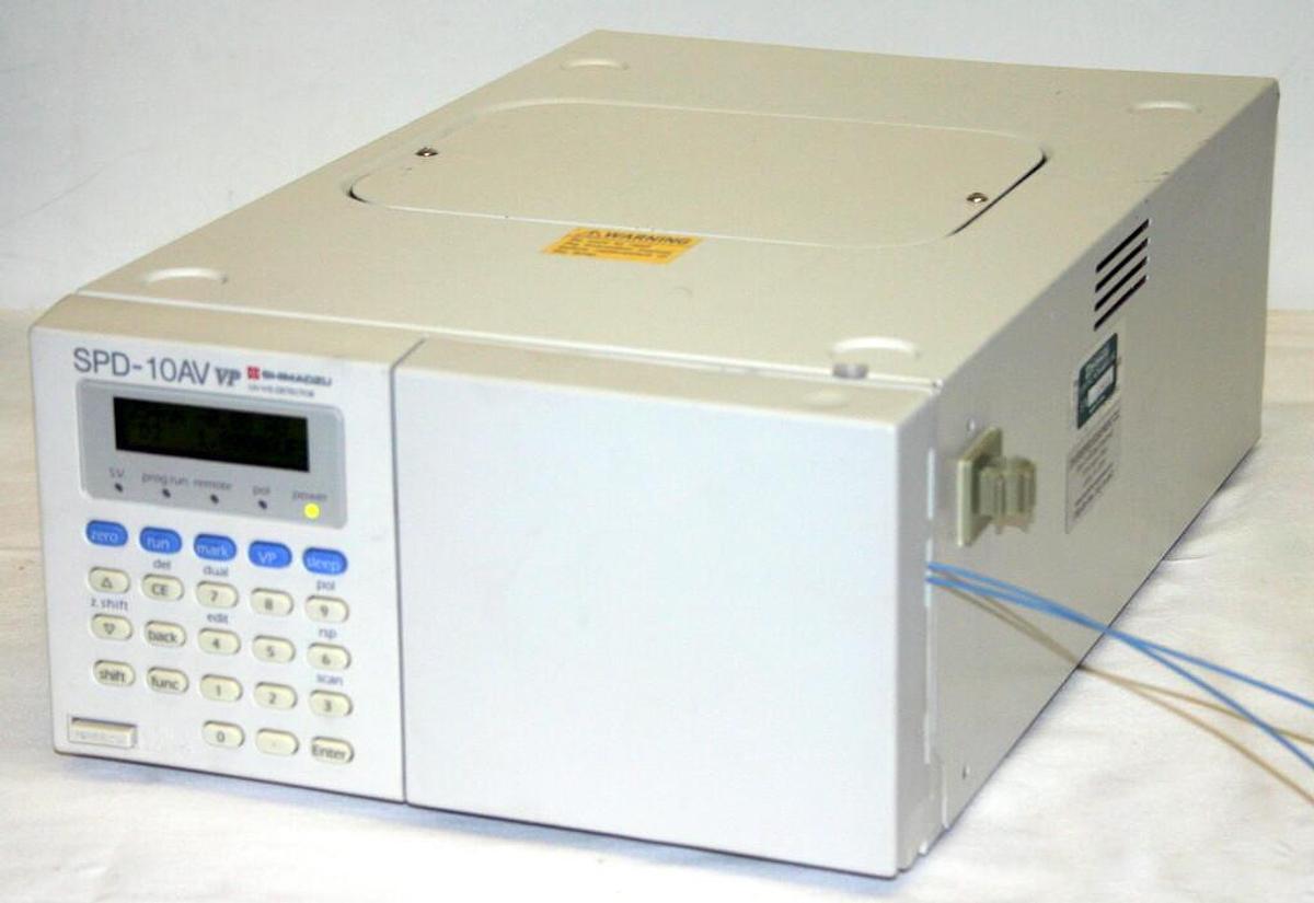 Used SHIMADZU UV-VIS DETECTOR, MODEL SPD-10AV VP