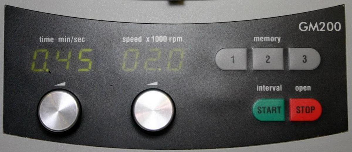 Used RETSCH GRINDOMIX HIGH-SPEED KNIFE BLENDER MILL, MODEL GM200