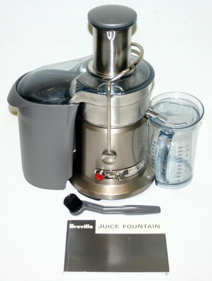 BREVILLE JUICE FOUNTAIN ELITE CENTRIFUGAL JUICER, MODEL 800JEXL