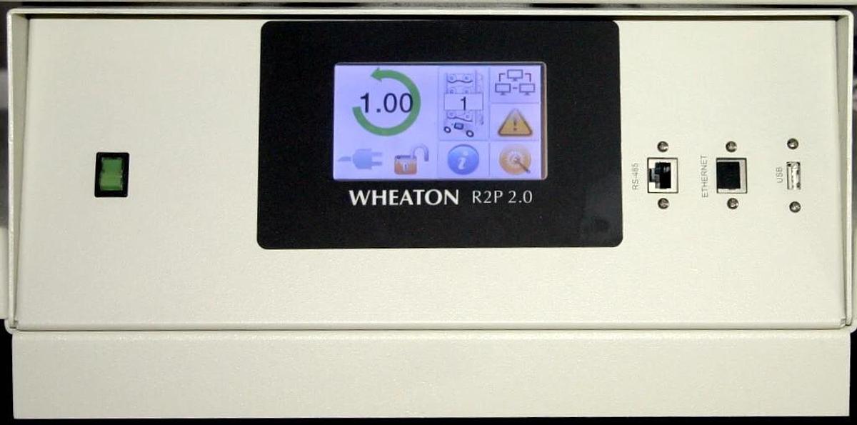 WHEATON ROLL-IN CO2 INCUBATOR, MODEL I057606 WITH R2P 2.0 CELL ROLLER APPARATUS