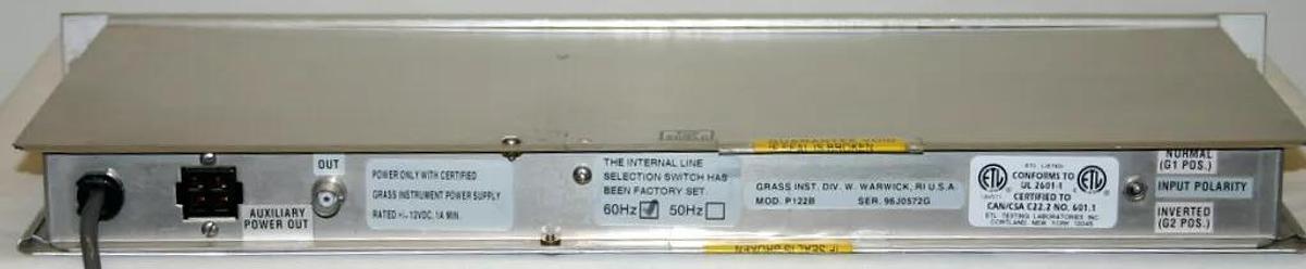 Used GRASS A.C./D.C. STRAIN GAGE AMPLIFIER, MODEL P122B