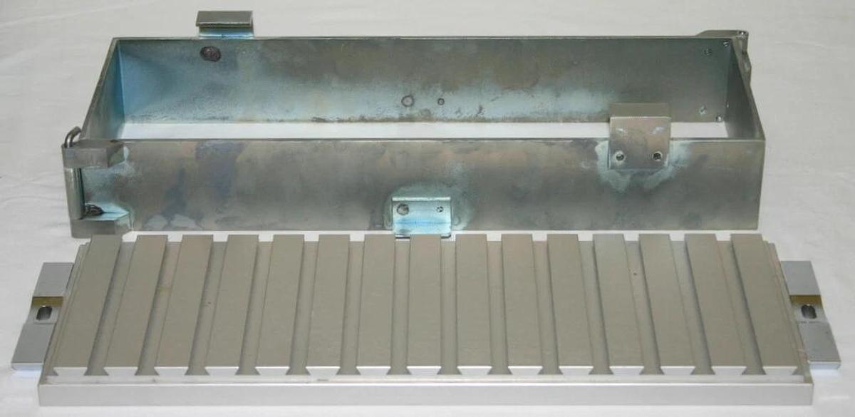 Used LEICA SPECIMEN STAGE 0022 50107 WITH EMBEDDING FRAME 0022 50127, 150 x 450 x 60