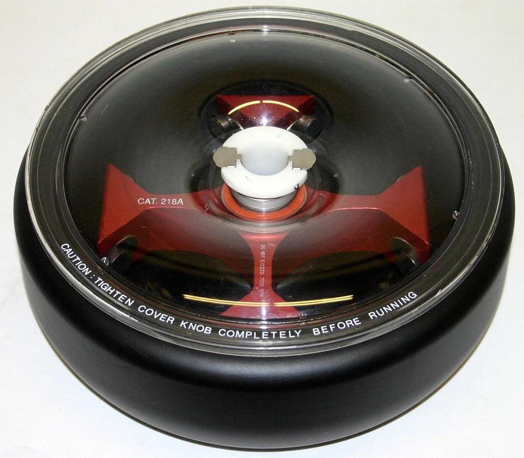 IEC WINDSHIELDED SWINGING BUCKET ROTOR, MODEL 218A, NO BUCKETS