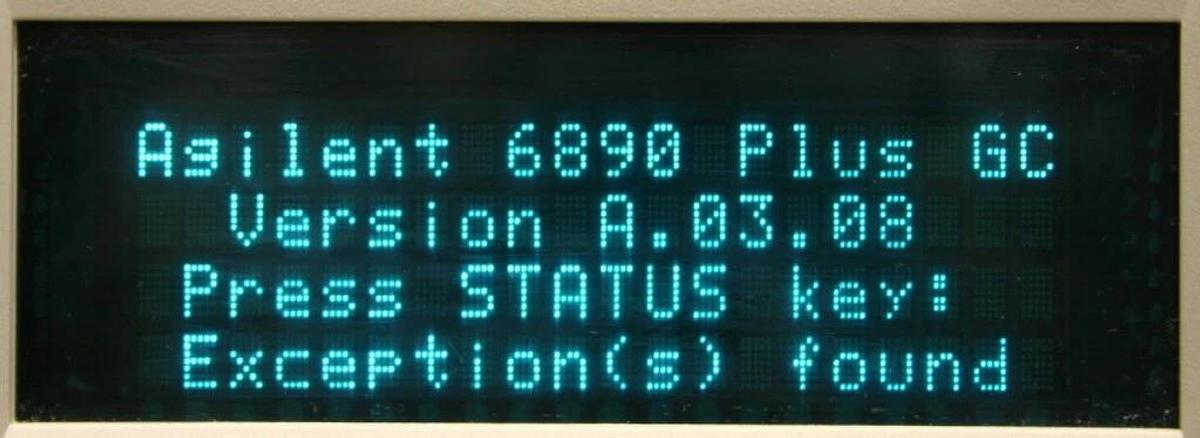 Used HEWLETT PACKARD AGILENT 6890 SERIES GAS CHROMATOGRAPH, INJECTOR & SAMPLE TRAY