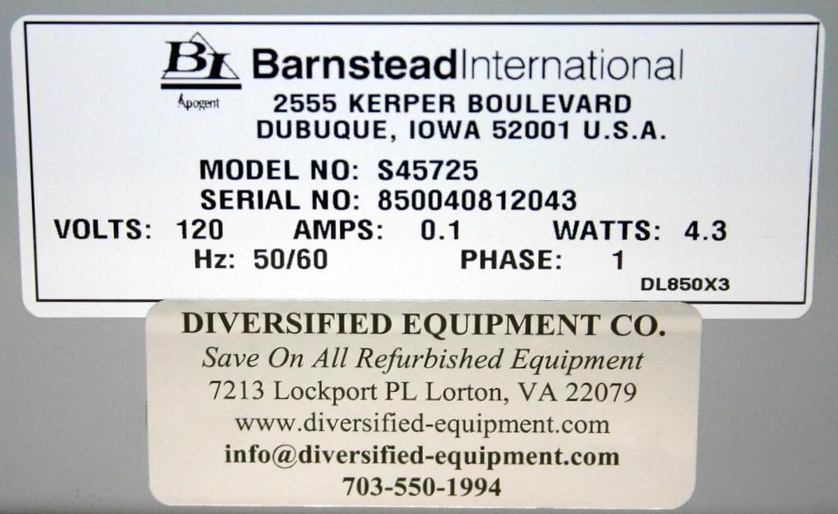 Refurbished BARNSTEAD THERMOLYNE 45700 5-POSITION CELLGRO STIRRER, MODEL S45725