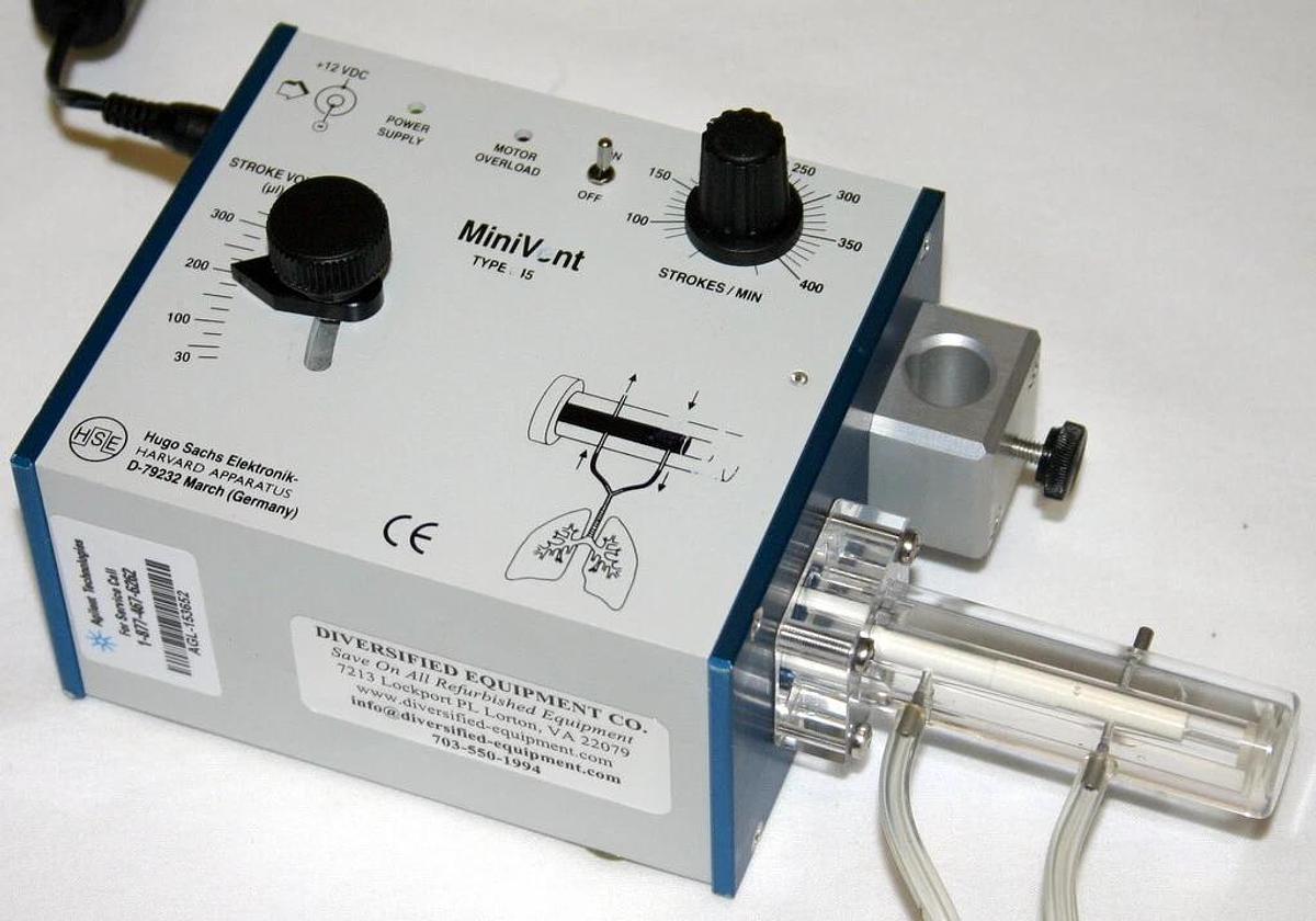 HARVARD HSE HUGO SACHS ELEKTRONIK MOUSE VENTILATOR MINIVENT, MODEL 845