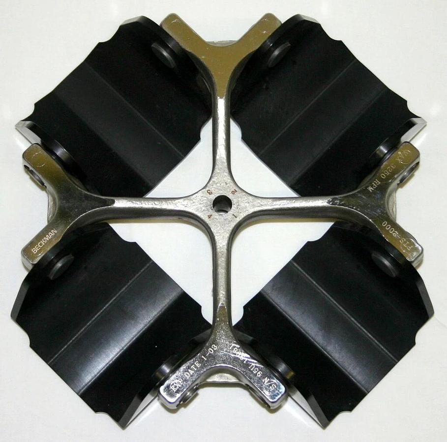 Used BECKMAN SWINGING-BUCKET ROTOR, MODEL PTS-2000 WITH TUBE CANNISTERS