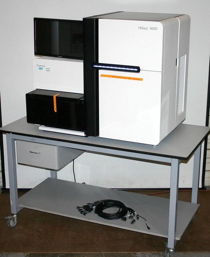 Used ILLUMINA HISEQ 4000 DNA GENOME SEQUENCING SYSTEM