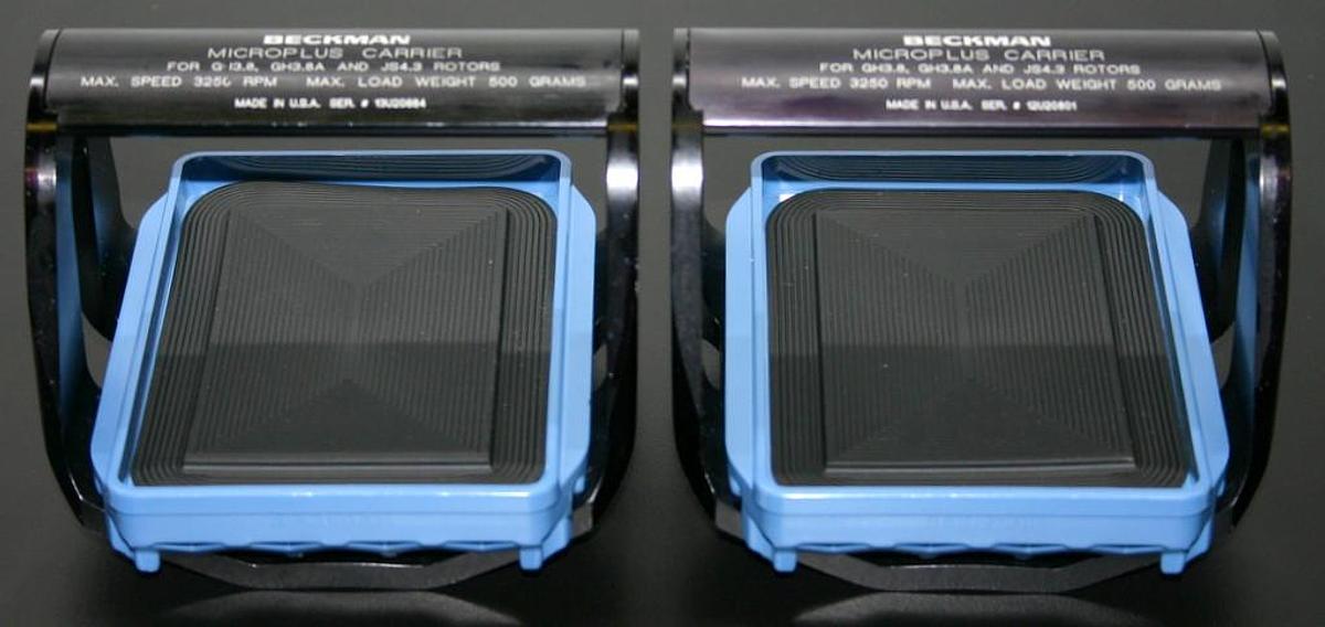 Used BECKMAN MICROPLUS MICROPLATE CARRIER MODEL 362394 FOR GH-3.8, 3.8A, JS-4.3 ROTOR