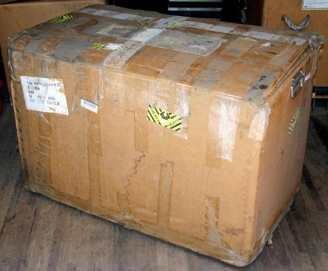 Used LITTON ELECTRON DEVICES IOT INDUCTIVE OUTPUT TUBE TROLLEY ASSEMBLY