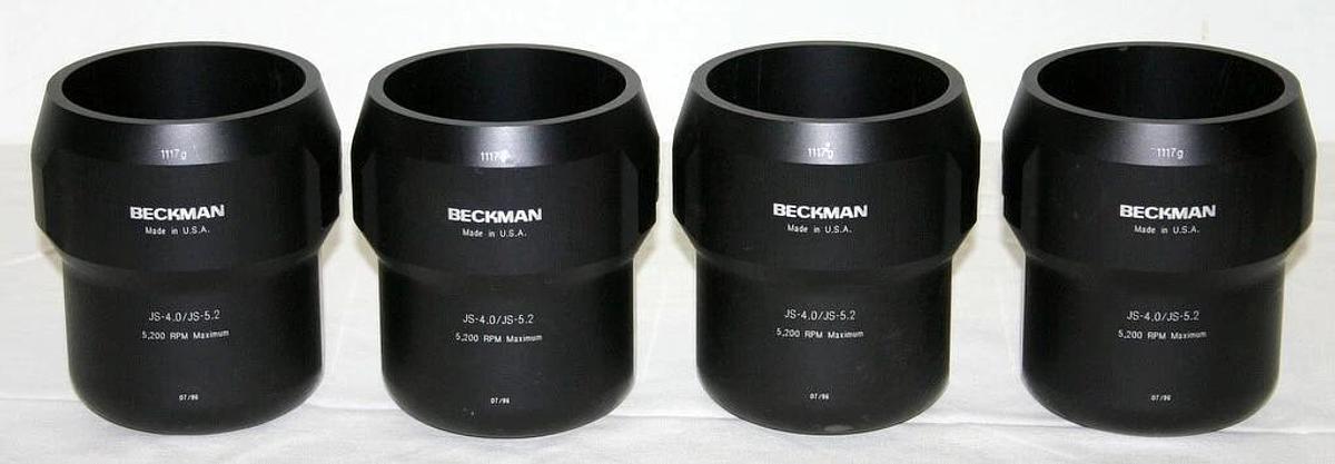 Used BECKMAN ROTOR, SWINGING BUCKET, MODEL JS-5.2 WITH BUCKETS